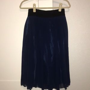 Lush long navy and black ballet skirt